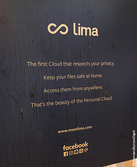 "Le premier cloud qui respecte votre vie privée", voilà pour le pitch de Lima.
